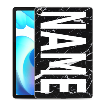 Силиконовый чехол на Realme Pad с принтом NAME