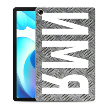Силиконовый чехол на Realme Pad с принтом ИМЯ