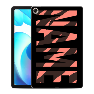 Силиконовый чехол на Realme Pad с принтом NAME