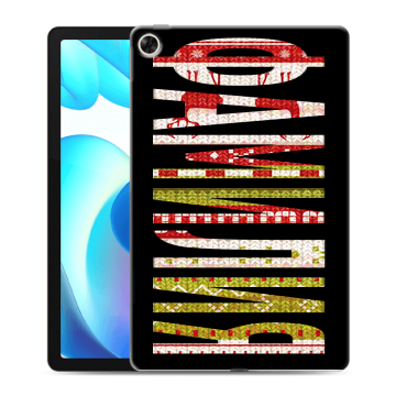 Силиконовый чехол на Realme Pad с принтом ФАМИЛИЯ