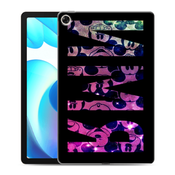 Силиконовый чехол на Realme Pad с принтом ИМЯ
