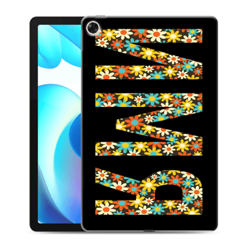 Силиконовый чехол на Realme Pad с принтом ИМЯ