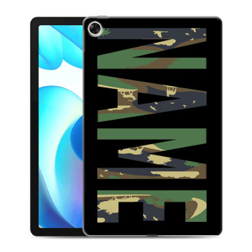 Силиконовый чехол на Realme Pad с принтом NAME