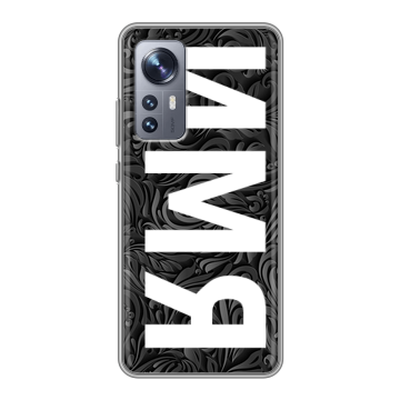 Силиконовый чехол на Xiaomi 12 с принтом ИМЯ