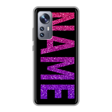 Силиконовый чехол на Xiaomi 12 с принтом NAME