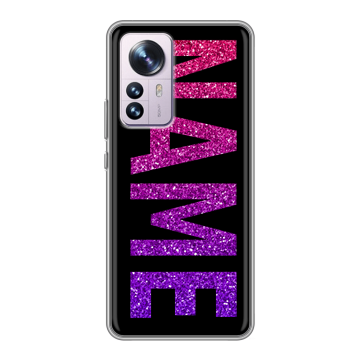 Силиконовый чехол на Xiaomi 12 Pro с принтом NAME