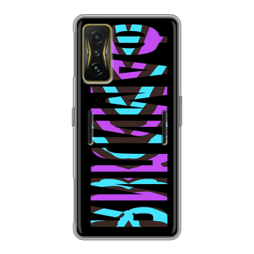 Силиконовый чехол на Xiaomi Poco F4 GT с принтом ФАМИЛИЯ