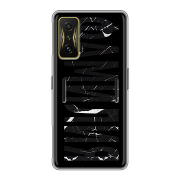Силиконовый чехол на Xiaomi Poco F4 GT с принтом ФАМИЛИЯ