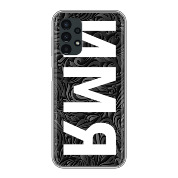 Силиконовый чехол на Samsung Galaxy A13 4G с принтом ИМЯ