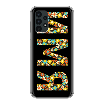 Силиконовый чехол на Samsung Galaxy A13 4G с принтом ИМЯ
