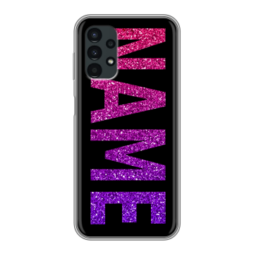 Силиконовый чехол на Samsung Galaxy A13 4G с принтом NAME