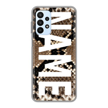 Силиконовый чехол на Samsung Galaxy A23 с принтом NAME