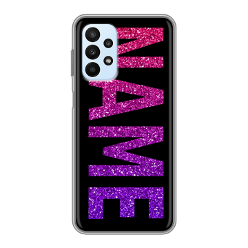 Силиконовый чехол на Samsung Galaxy A23 с принтом NAME
