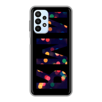 Силиконовый чехол на Samsung Galaxy A23 с принтом ИМЯ