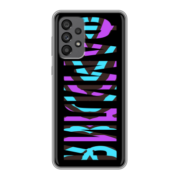 Силиконовый чехол на Samsung Galaxy A73 5G с принтом ФАМИЛИЯ