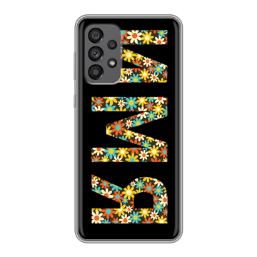 Силиконовый чехол на Samsung Galaxy A73 5G с принтом ИМЯ