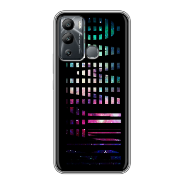 Силиконовый чехол на Infinix Hot 12i с принтом ФАМИЛИЯ