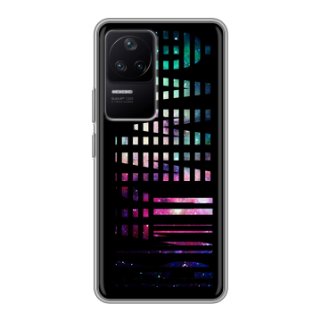 Силиконовый чехол на Xiaomi Poco F4 с принтом ФАМИЛИЯ