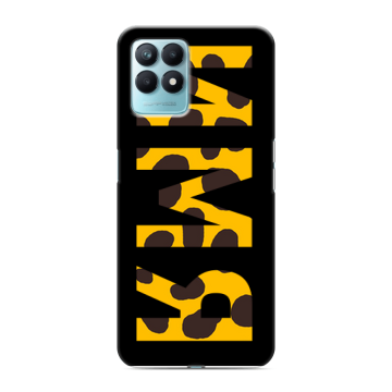 Силиконовый чехол на Realme Narzo 50 с принтом ИМЯ