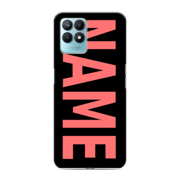Силиконовый чехол на Realme Narzo 50 с принтом NAME