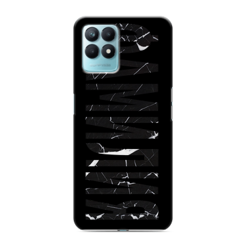 Силиконовый чехол на Realme Narzo 50 с принтом ФАМИЛИЯ