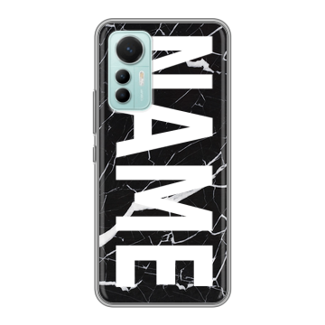 Силиконовый чехол на Xiaomi 12 Lite с принтом NAME