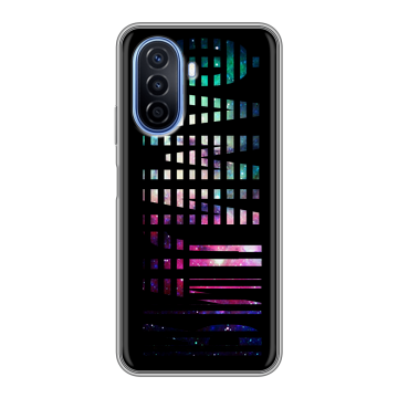 Силиконовый чехол на Huawei Nova Y70 с принтом ФАМИЛИЯ