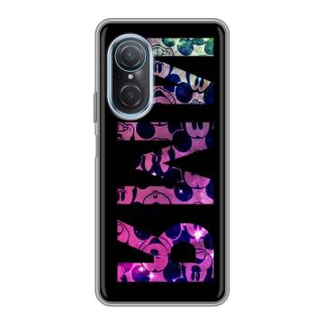 Силиконовый чехол на Huawei Nova 9 SE с принтом ИМЯ