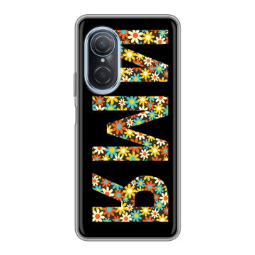 Силиконовый чехол на Huawei Nova 9 SE с принтом ИМЯ