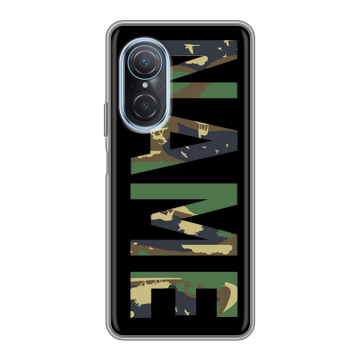 Силиконовый чехол на Huawei Nova 9 SE с принтом NAME