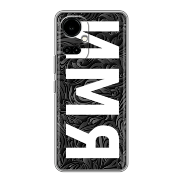 Силиконовый чехол на Tecno Camon 19 с принтом ИМЯ