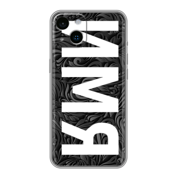 Силиконовый чехол на Iphone 14 с принтом ИМЯ