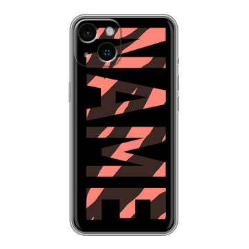 Силиконовый чехол на Iphone 14 с принтом NAME