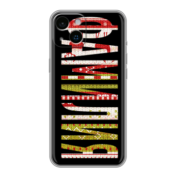 Силиконовый чехол на Iphone 14 с принтом ФАМИЛИЯ