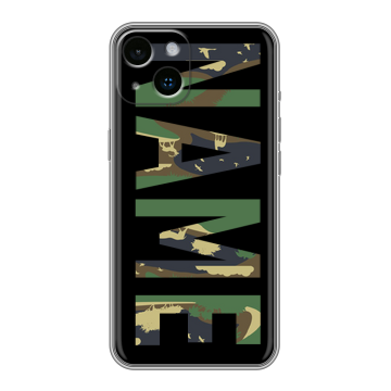 Силиконовый чехол на Iphone 14 с принтом NAME