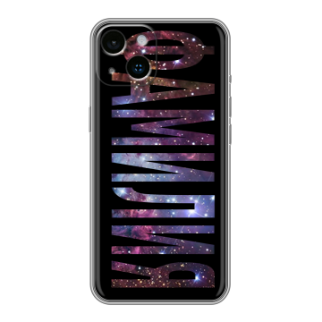 Силиконовый чехол на Iphone 14 с принтом ФАМИЛИЯ