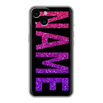 Силиконовый чехол на Iphone 14 с принтом NAME