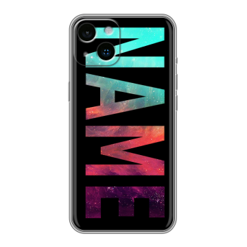 Силиконовый чехол на Iphone 14 с принтом NAME