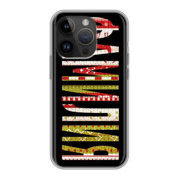 Силиконовый чехол на Iphone 14 Pro с принтом ФАМИЛИЯ