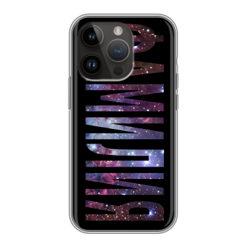 Силиконовый чехол на Iphone 14 Pro с принтом ФАМИЛИЯ