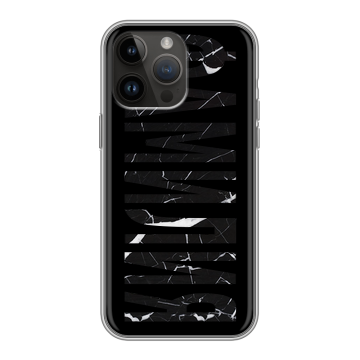 Силиконовый чехол на Iphone 14 Pro Max с принтом ФАМИЛИЯ