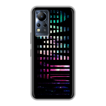 Силиконовый чехол на Infinix Note 12 с принтом ФАМИЛИЯ