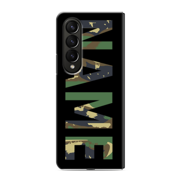 Пластиковый чехол на Samsung Galaxy Z Fold 4 с принтом NAME