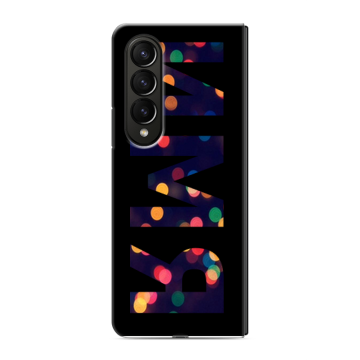Пластиковый чехол на Samsung Galaxy Z Fold 4 с принтом ИМЯ
