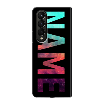 Пластиковый чехол на Samsung Galaxy Z Fold 4 с принтом NAME
