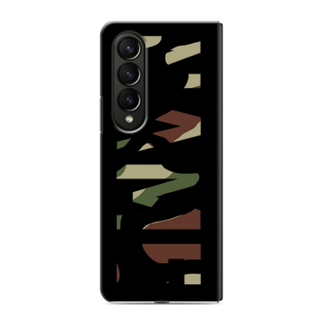 Пластиковый чехол на Samsung Galaxy Z Fold 4 с принтом NAME