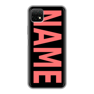 Силиконовый чехол на Wiko T3 с принтом NAME