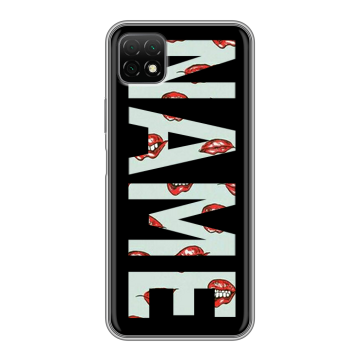 Силиконовый чехол на Wiko T3 с принтом NAME