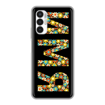 Силиконовый чехол на Tecno Pova 3 с принтом ИМЯ