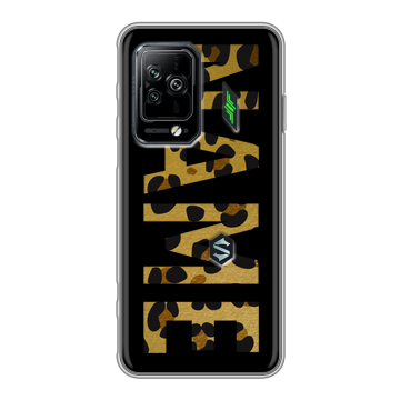 Силиконовый чехол на Xiaomi Black Shark 5 Pro с принтом NAME